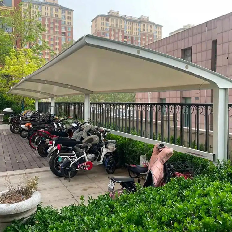 石屏县膜结构电动车棚